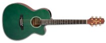 Limited Edition 6 String Acoustic Electric Guitar with Semi-Hard Gigbag, Green