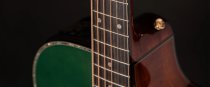 Limited Edition 6 String Acoustic Electric Guitar with Semi-Hard Gigbag, Green
