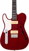 Larry Carlton Semi-Hollowbody Guitar, See-Thru Red