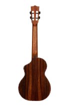 Contour Deluxe All Solid Gloss Spruce Rosewood Tenor Ukulele w/ Cutaway and Bag