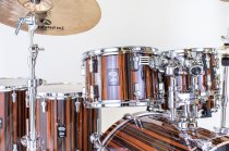 150th Anniversary AQ2 Stage 6-piece Shell Pack, Ebony High-gloss Lacquer