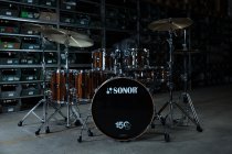 150th Anniversary AQ2 Stage 6-piece Shell Pack, Ebony High-gloss Lacquer