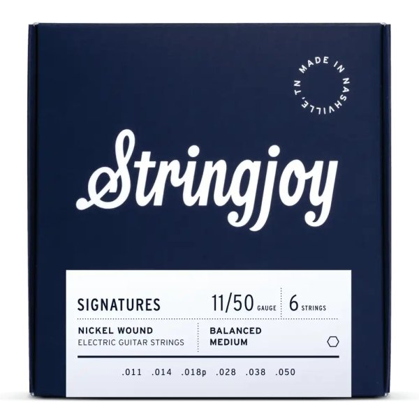 Balanced Medium Gauge Signatures (11-50) Nickel Wound Electric Guitar Strings