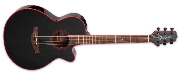 FX Cutaway Acoustic/Electric Guitar, Cosmic Black