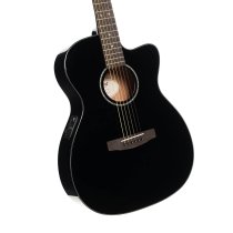 Luce Series Acoustic/Electric Guitar, Black Gloss
