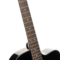 Luce Series Acoustic/Electric Guitar, Black Gloss