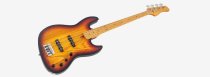 Sire Marcus Miller V6 4-String Electric Bass, 3 Tone Sunburst