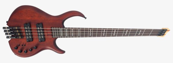 Marcus Miller M6 4-String Headless Electric Bass, Mahogany Satin