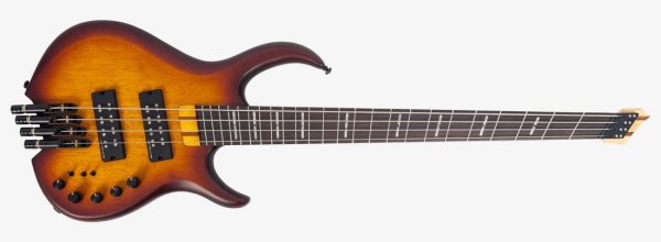 Marcus Miller M6 4-String Headless Electric Bass, satiné soleil