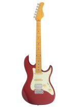 Larry Carlton S5 HSS Electric Guitar, Candy Apple Red