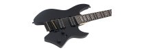 Larry Carlton X6 Headless-6 String Electric Guitar, Black Satin