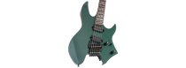 Larry Carlton X6 Headless-6 String Electric Guitar, Metallic Green