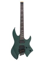 Larry Carlton X6 Headless-6 String Electric Guitar, Metallic Green