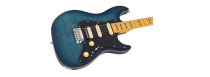 S7 FM New Gen Electric Guitar, Transparent Blue
