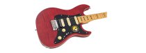 S7 FM New Gen Electric Guitar, See Through Red