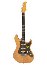 S7 FM New Gen Electric Guitar, Natural Satin