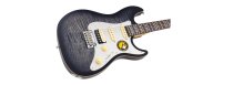 S7 FM New Gen Electric Guitar, Transparent Black Satin