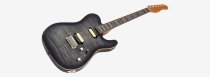 T7 FM New Gen Electric Guitar, Transparent Black