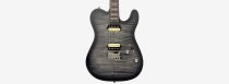 T7 FM New Gen Electric Guitar, Transparent Black
