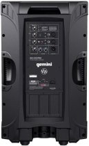 15" Powered PA Speaker with Bluetooth Streaming, Built-In 3-Channel Mixer, RGB LED Light Show and 1300W Peak Power