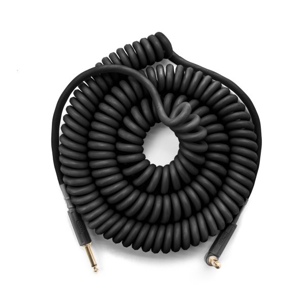 MXR 30 Ft Coil Instrument Cable Right / Straight, Black