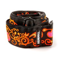 Jimi Hendrix Blacklight Monterey Orange Strap