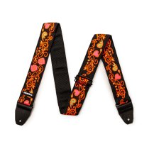 Jimi Hendrix Blacklight Monterey Orange Strap