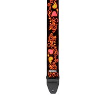 Jimi Hendrix Blacklight Monterey Orange Strap