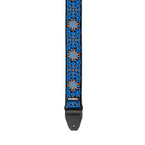 Jimi Hendrix Blacklight Fillmore Blue Strap