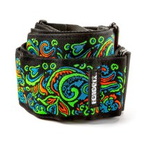 Jimi Hendrix Blacklight Love Drops Blue guitar strap