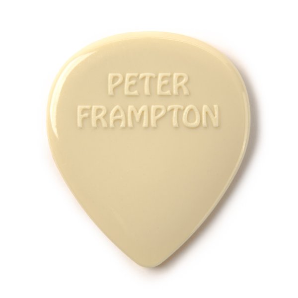 Peter Frampton Vintage Jazz Teardrop Pick, White (24-Pack)