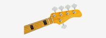 Marcus Miller V5-5 String Bass Guitar, Candy Apple Red