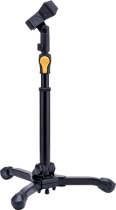 Hercules MS300B PLUS Tabletop Mic Stand, Tripod Base