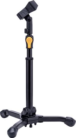 Hercules MS300B PLUS Tabletop Mic Stand, Tripod Base