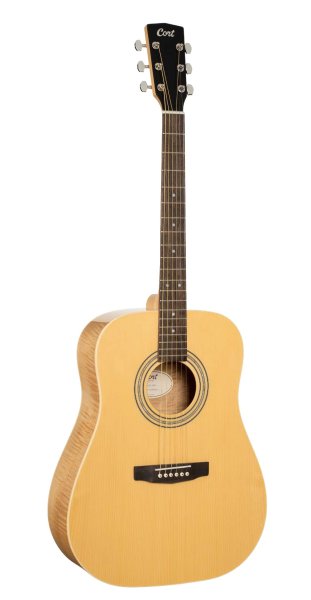 Cort AD-FM Dread Flamed Maple Natural Gloss Acoustic Guitar
