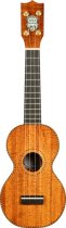 Deluxe All Solid Hawaiian Koa Figure 8 Soprano Ukulele w/bag