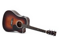 1 Series Dreadnought Acoustic-Electric Guitar, Polished Gloss with Sunburst