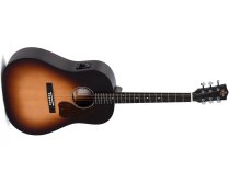 SG Series Dreadnought Slope Shoulder Acoustic-Electric Guitar, Satin with Sunburst