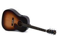 SG Series Dreadnought Slope Shoulder Acoustic-Electric Guitar, Satin with Sunburst