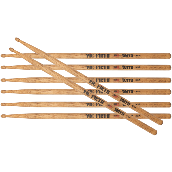 American Classic X5A Terra Series Drumsticks (4-Pair Value Pack)