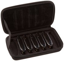 Case of Special Twenty Harmonicas in Zippered Carrying Case Keys C, G, A, D, & E