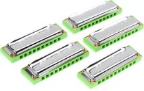 Rocket Amp Pro Pack 5-piece Harmonica Set - Keys of C, G, A, D, B Flat