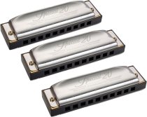 Special 20 10-hole Diatonic Harmonicas (3-piece Set)