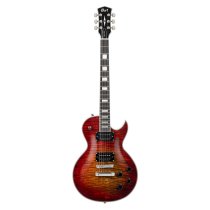 Cort CR300 Deluxe FB Electric Guitar, Flaming Burst