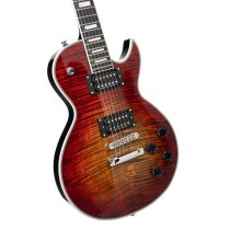 Cort CR300 Deluxe FB Electric Guitar, Flaming Burst