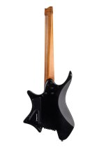 Boden Standard N2.7 Electric Guitar, Black Satin Metallic
