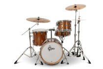 4-Piece Drum Shell Pack with 8-Ply Mahogany Shells, 30-Degree Bearing Edges and Remo Heads
