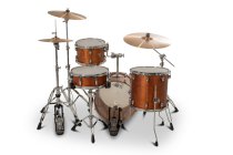 4-Piece Mahogany Drum Shell Pack with 18" Bass Drum, Satin Walnut Glaze