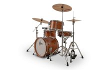 4-Piece Mahogany Drum Shell Pack with 18" Bass Drum, Satin Walnut Glaze