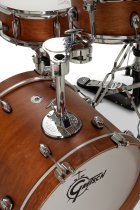 4-Piece Mahogany Drum Shell Pack with 18" Bass Drum, Satin Walnut Glaze